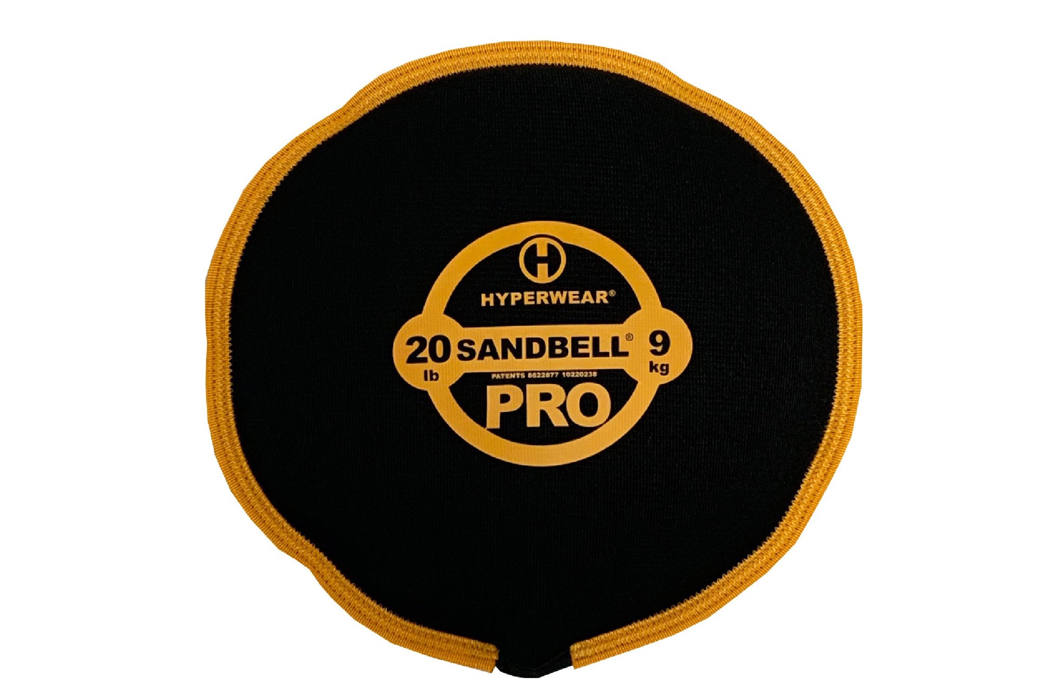 Orange 20 lb Hyperwear Sandbell Pro <black>